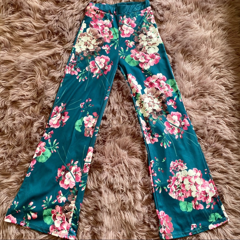 ❌SOLD❌ Floral Highwaist Pants